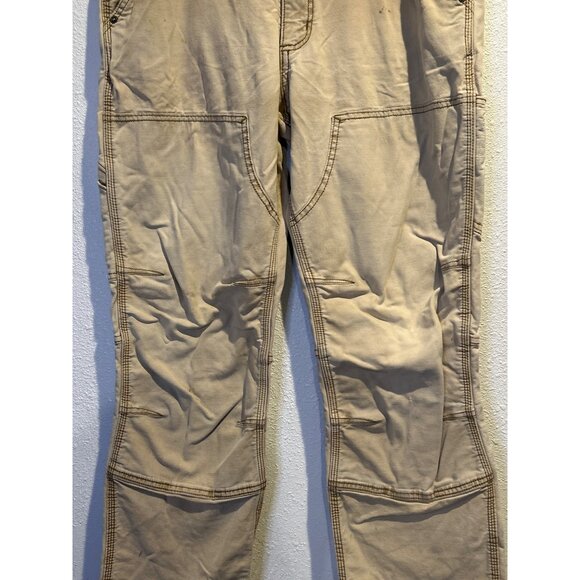 Carhartt Mens 34x32 Relaxed Fit Double Utility Canvas Carpenter Pants 101711-257 - Picture 2 of 8